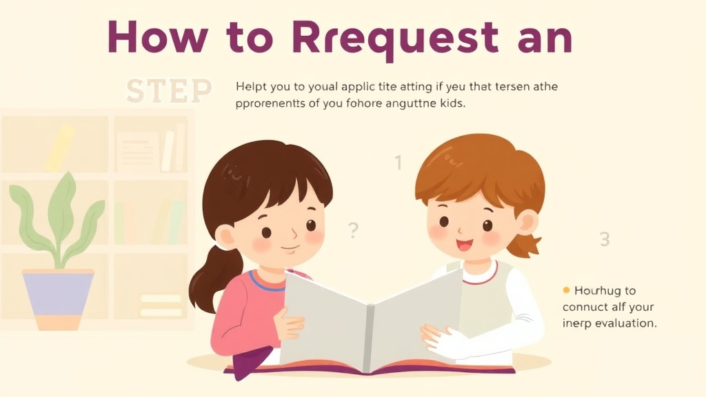 Visual guide for practical steps in how to request an iep evaluation