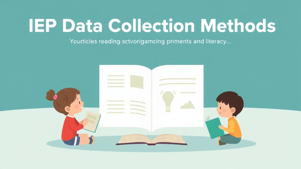 Visual guide for practical steps in iep data collection methods