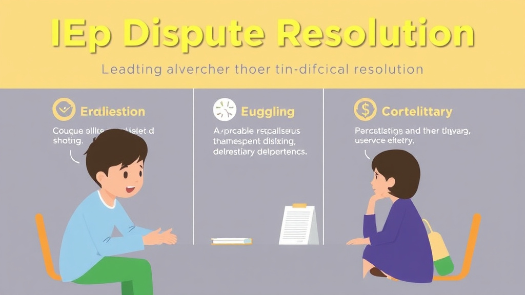 Visual guide for practical steps in iep dispute resolution
