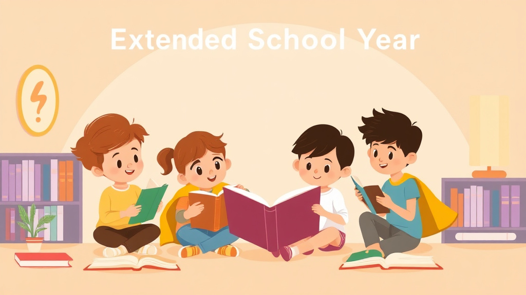 Illustration showing key concepts related to iep extended school year
