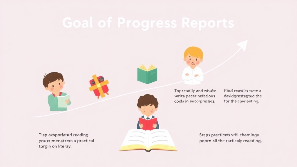 Visual guide for practical steps in iep goal progress reports