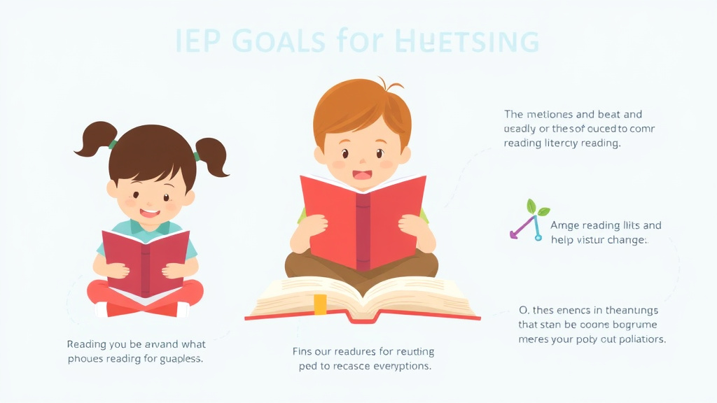 Visual guide for practical steps in iep goals for fifth grade reading
