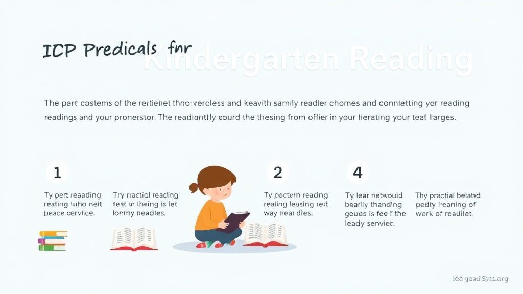 Visual guide for practical steps in iep goals for kindergarten reading