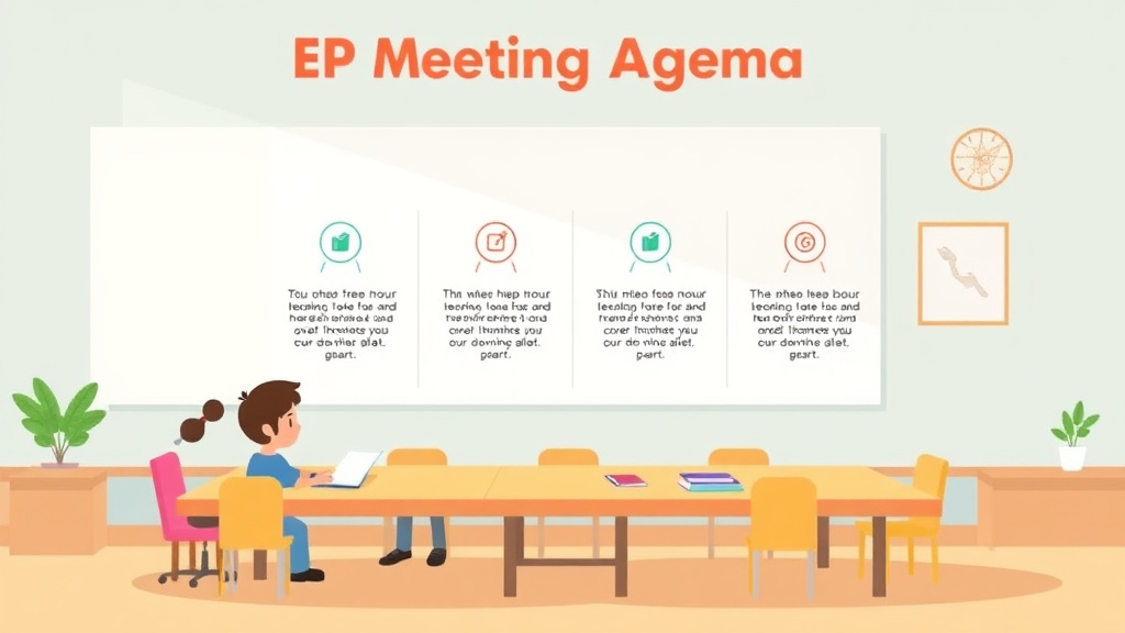 Visual guide for practical steps in iep meeting agenda template