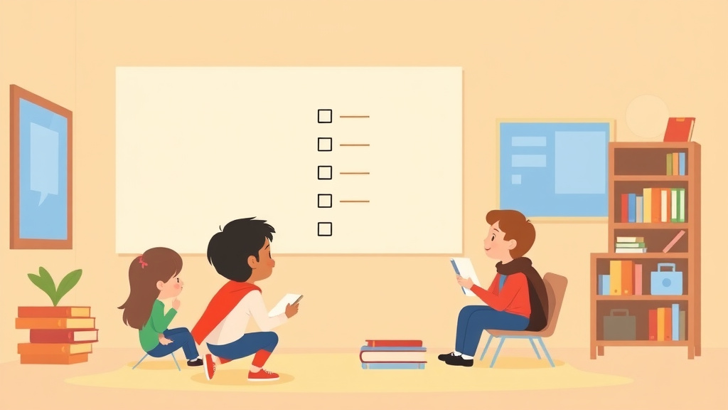 Illustration showing key concepts related to iep meeting preparation checklist