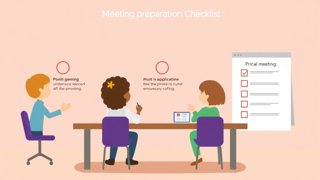 Visual guide for practical steps in iep meeting preparation checklist