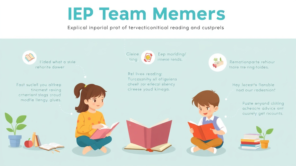 Visual guide for practical steps in iep team members explained