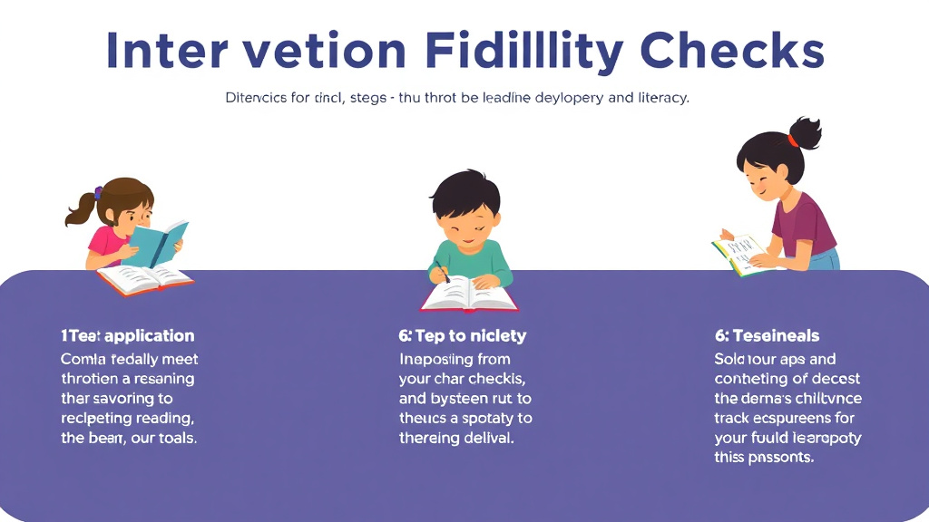 Visual guide for practical steps in intervention fidelity checks