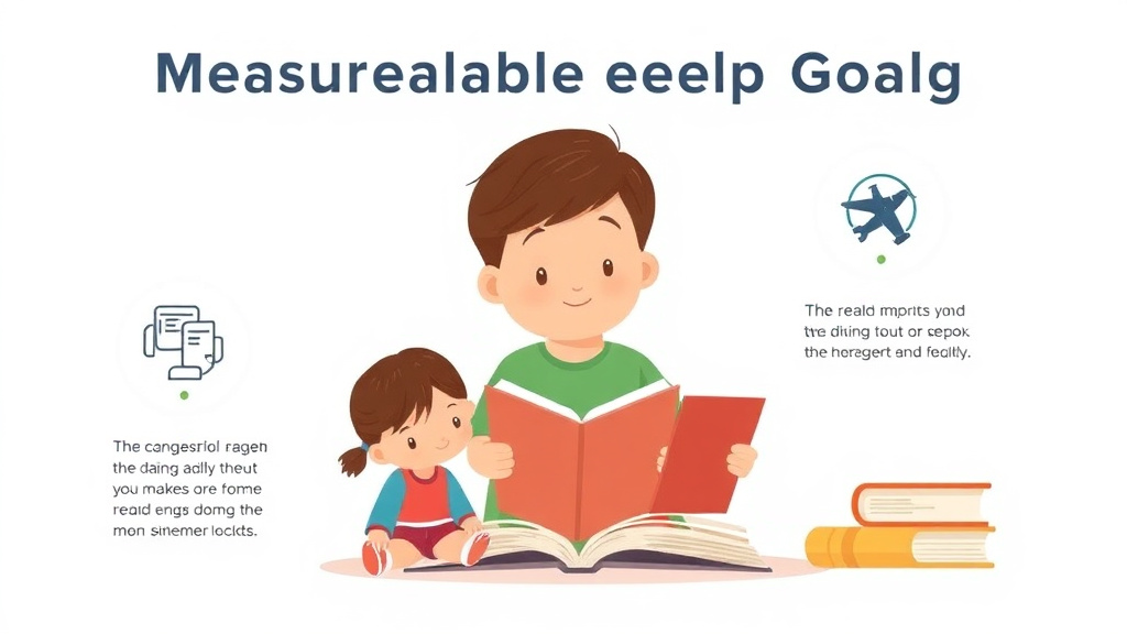 Visual guide for practical steps in measurable reading iep goals