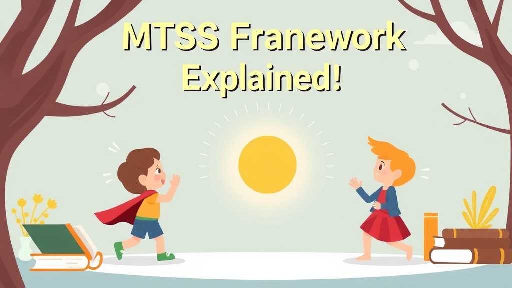 Illustration showing key concepts related to mtss framework explained