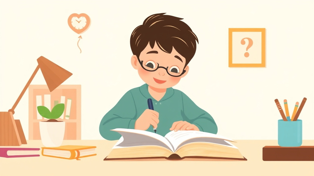 Illustration showing key concepts related to note taking accommodation