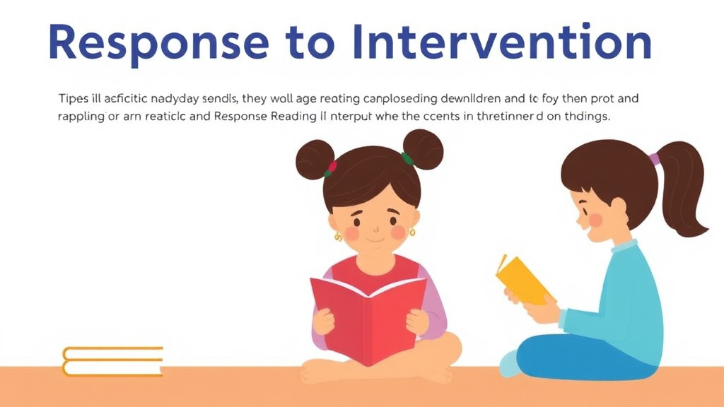 Visual guide for practical steps in response to intervention explained