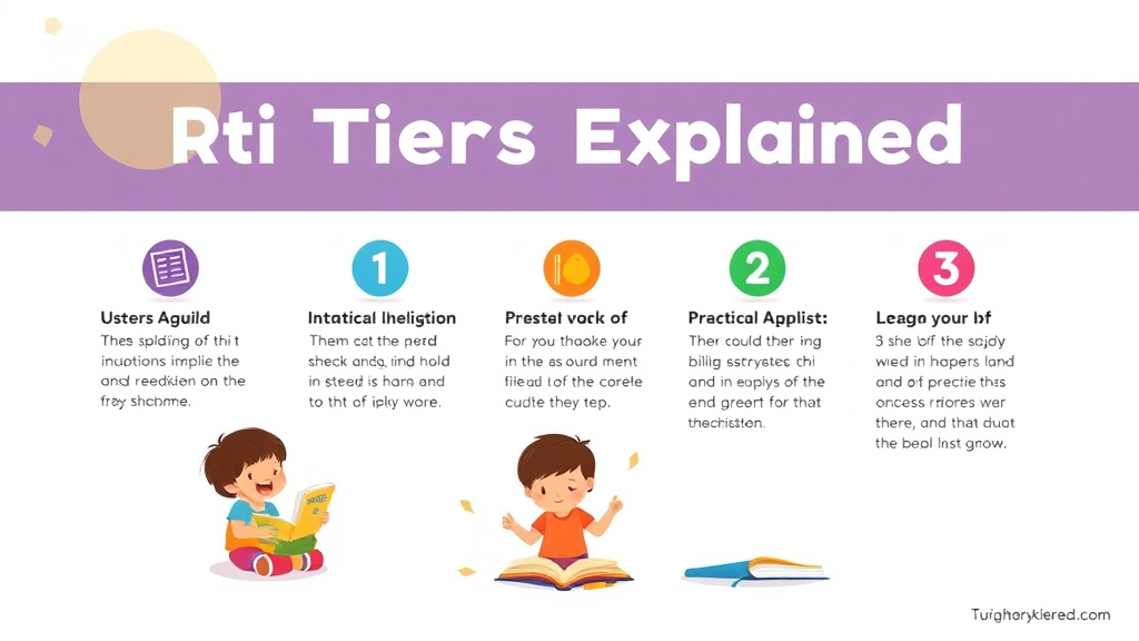 Visual guide for practical steps in rti tiers explained