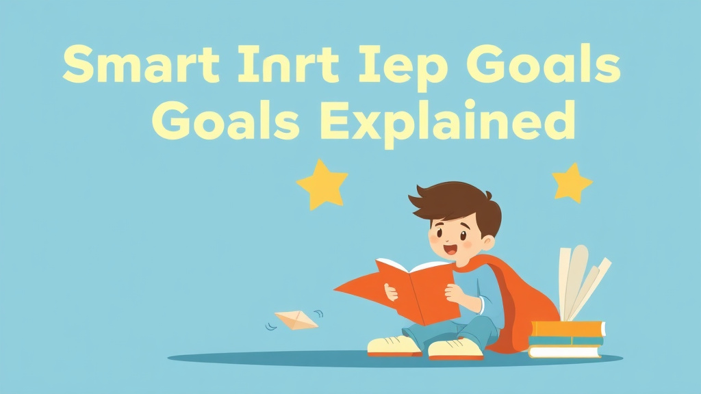 Illustration showing key concepts related to smart iep goals explained