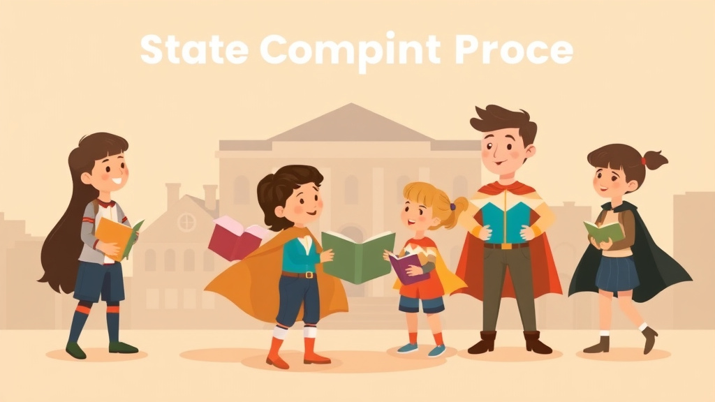 Illustration showing key concepts related to state complaint process