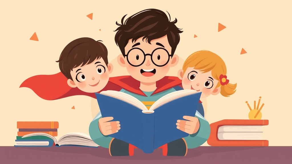 Illustration showing key concepts related to adhd and reading comprehension