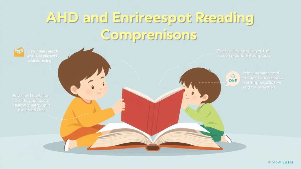 Visual guide for practical steps in adhd and reading comprehension
