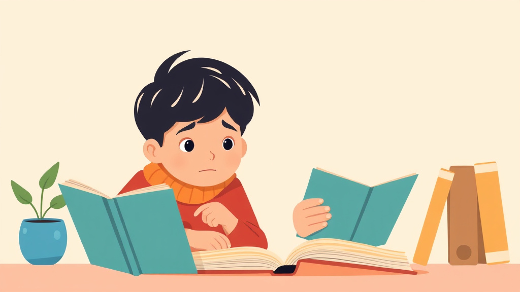 Illustration showing key concepts related to adhd and reading difficulties