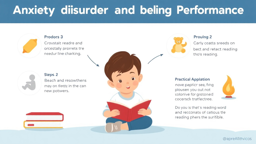 Visual guide for practical steps in anxiety disorder and reading performance