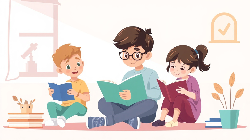 Illustration showing key concepts related to apd accommodations for reading