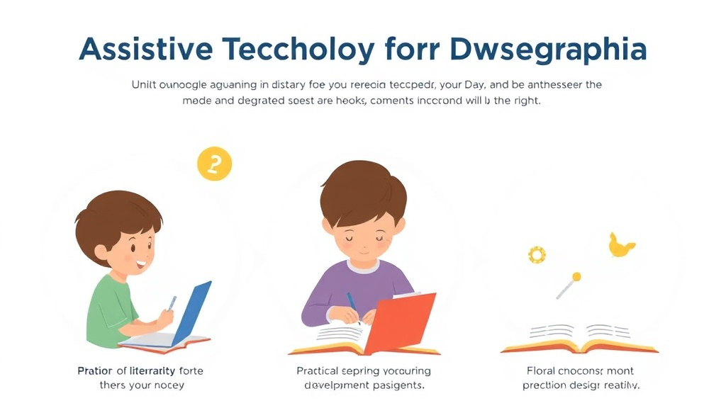 Visual guide for practical steps in assistive technology for dysgraphia