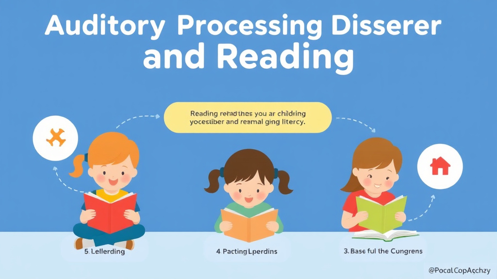 Visual guide for practical steps in auditory processing disorder and reading