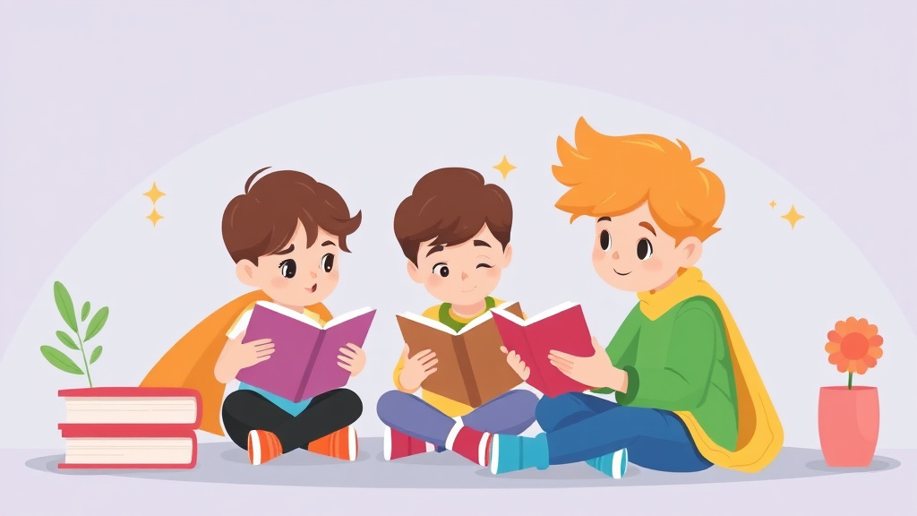 Illustration showing key concepts related to autism and reading comprehension