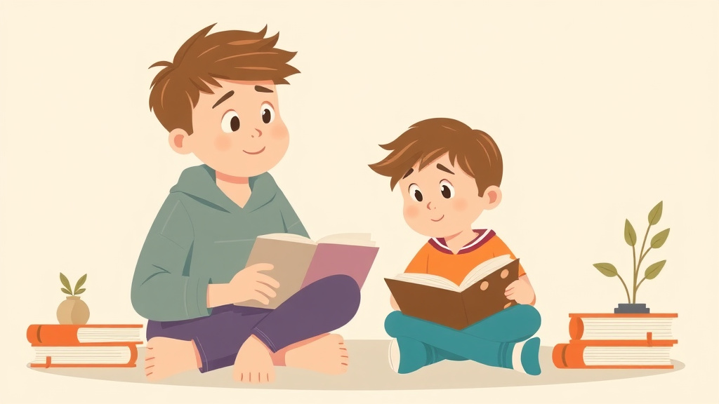 Illustration showing key concepts related to concussion and reading difficulties