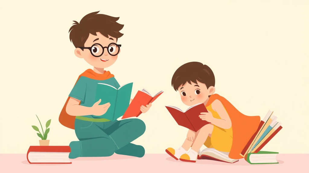 Illustration showing key concepts related to convergence insufficiency and reading