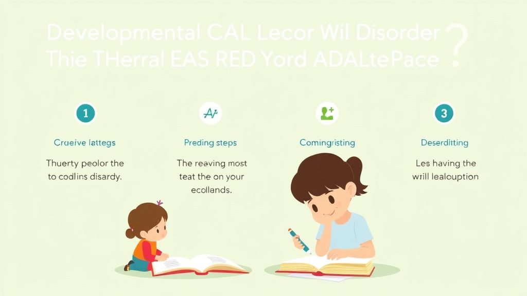Visual guide for practical steps in developmental coordination disorder and writing