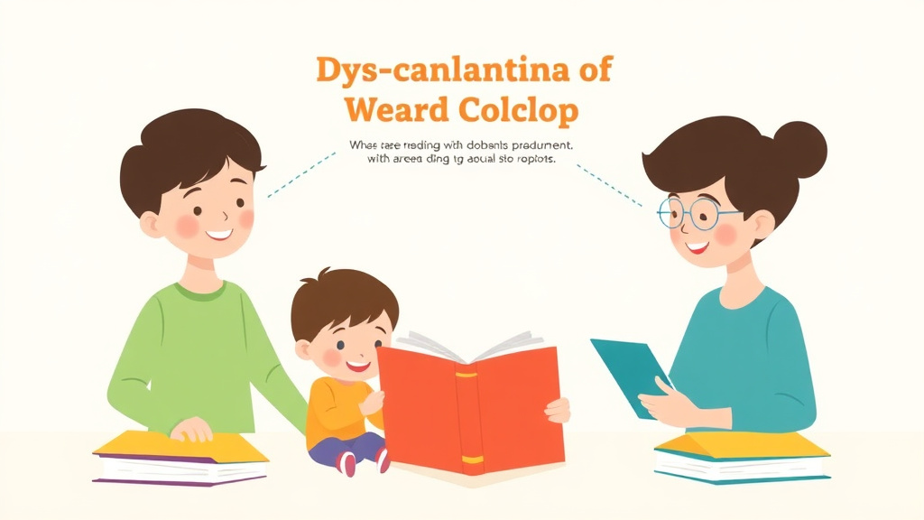Visual guide for practical steps in dyscalculia and reading overlap