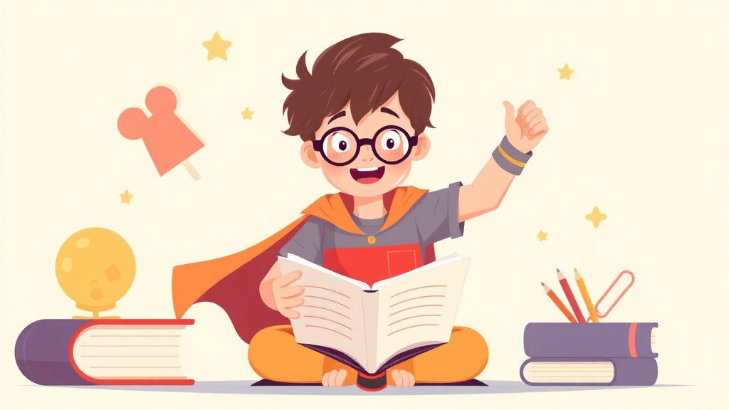 Illustration showing key concepts related to dyscalculia apps and tools