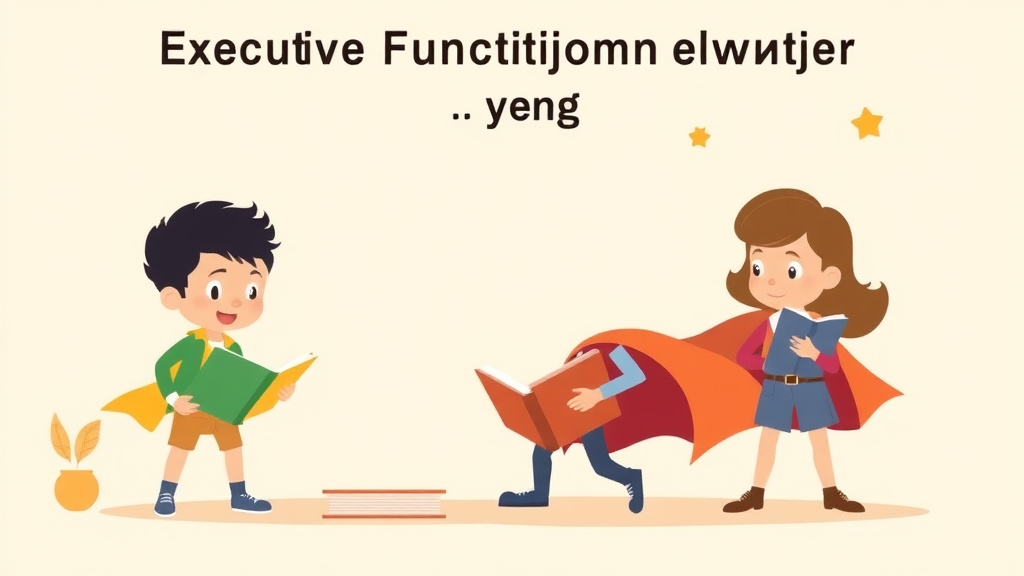 Illustration showing key concepts related to executive function development by age