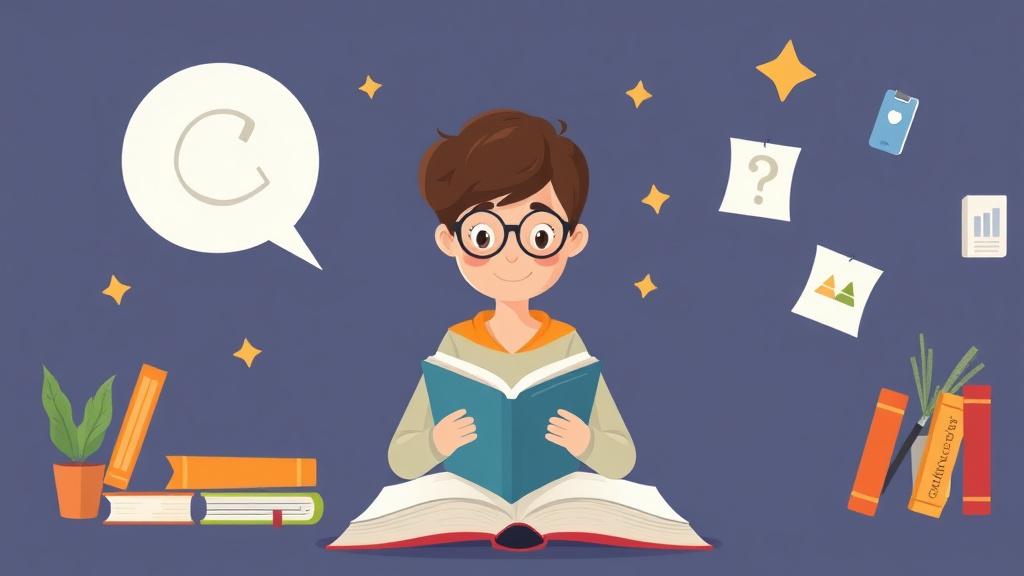 Illustration showing key concepts related to executive function strategies for readers