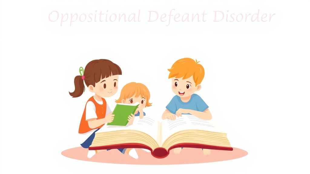 Visual guide for practical steps in oppositional defiant disorder and reading