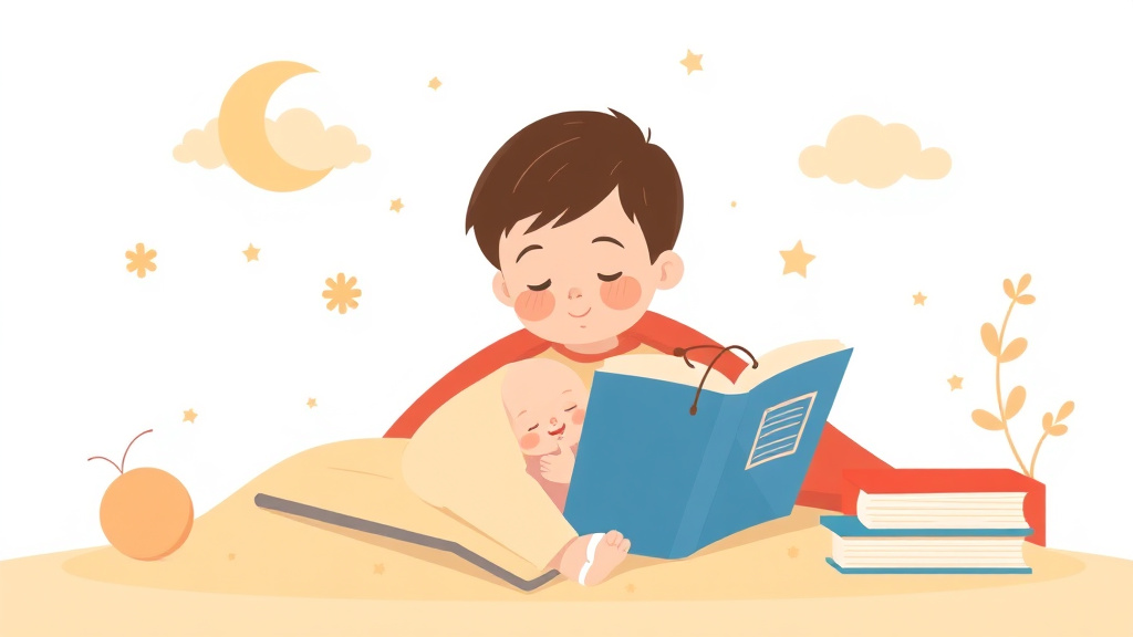 Illustration showing key concepts related to premature birth and reading development