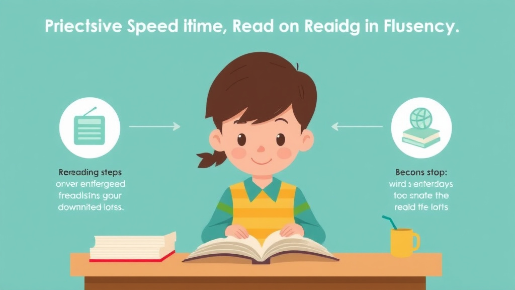 Visual guide for practical steps in processing speed and reading fluency