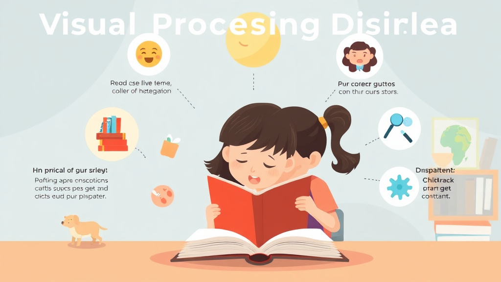 Visual guide for practical steps in visual processing disorder and reading