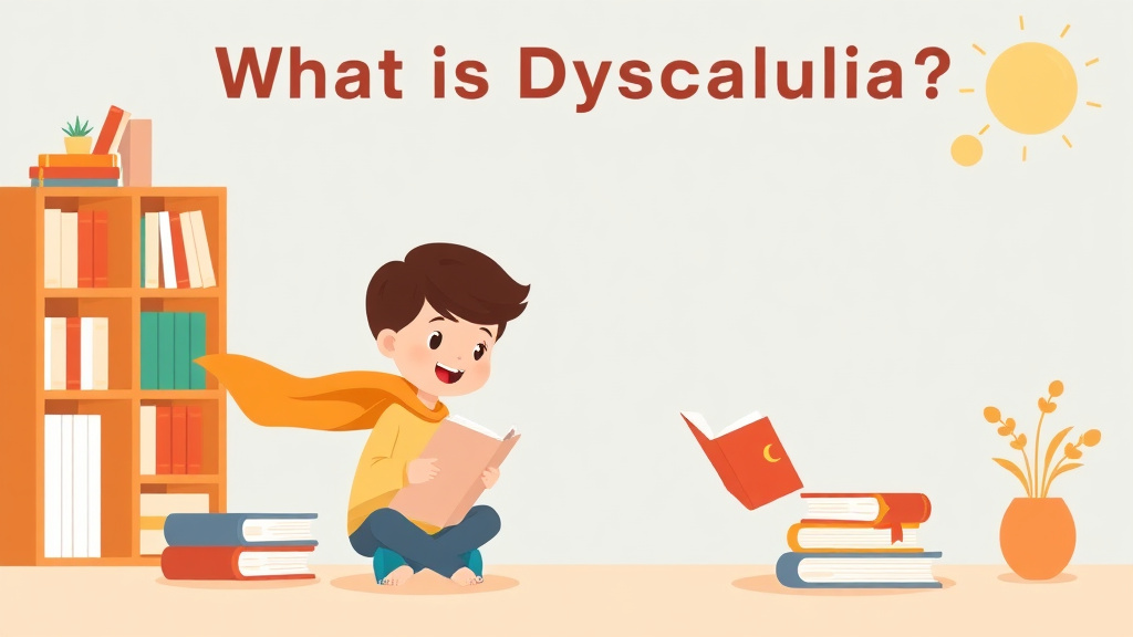 Illustration showing key concepts related to what is dyscalculia