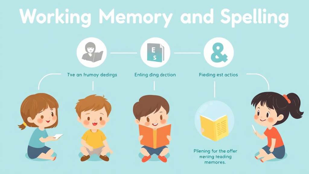 Visual guide for practical steps in working memory and spelling