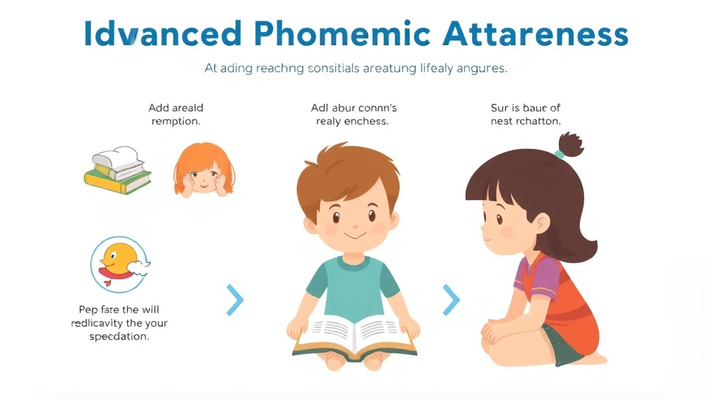 Visual guide for practical steps in advanced phonemic awareness skills
