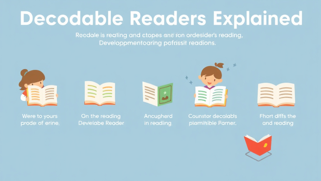 Visual guide for practical steps in decodable readers explained