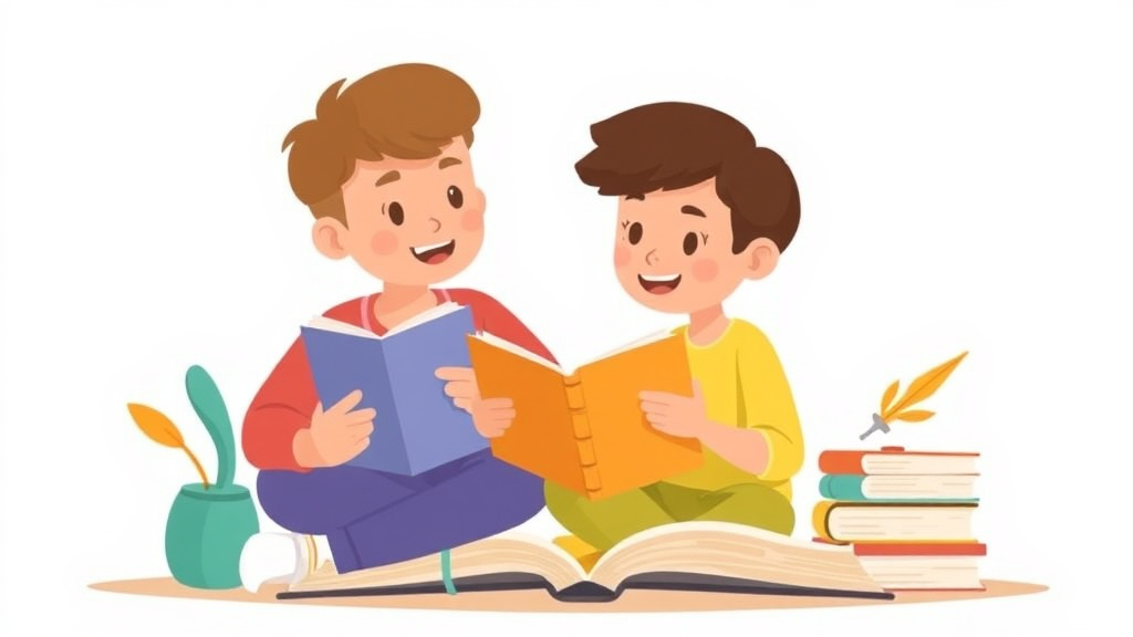 Illustration showing key concepts related to decoding strategies for struggling readers