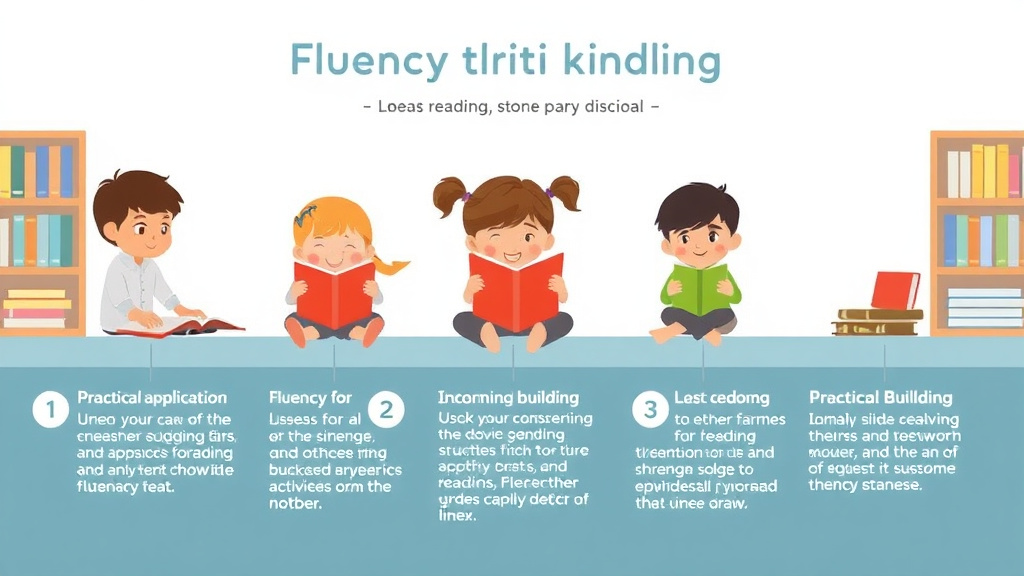 Visual guide for practical steps in fluency building strategies