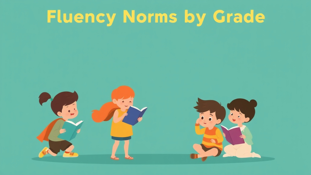 Illustration showing key concepts related to fluency norms by grade