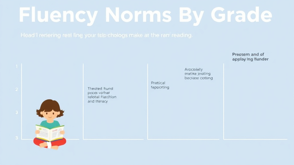 Visual guide for practical steps in fluency norms by grade