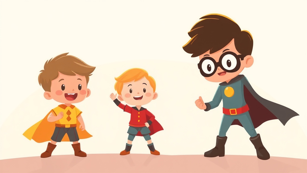 Illustration showing key concepts related to inflectional endings