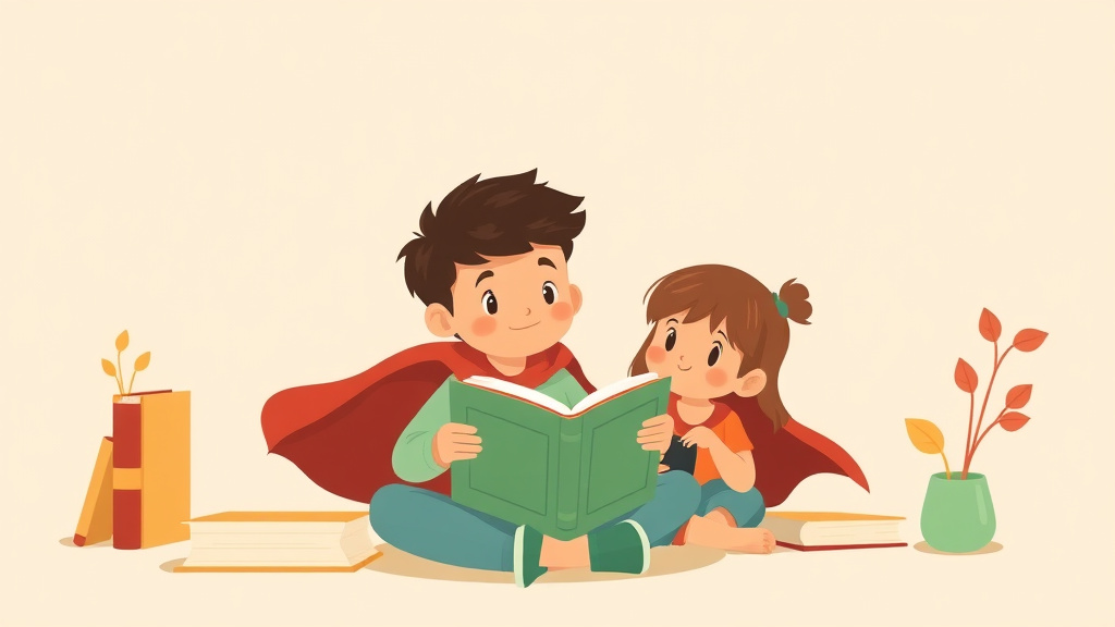 Illustration showing key concepts related to latin roots for reading