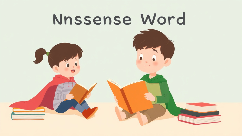 Illustration showing key concepts related to nonsense word reading