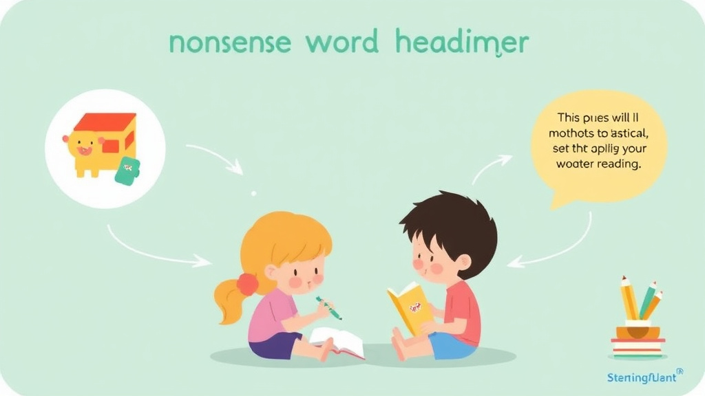 Visual guide for practical steps in nonsense word reading